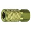 C6 by PLEWS - Hose Coupler, 3/8 in. TF, 3/8 in. FNPT, Plated Steel, 300 psi