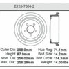 Bendix E12870042 Brake Drum Brake Drum