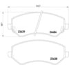 HELLA 355010051 Disc Brake Pad Set Disc Brake Pad Set
