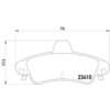 HELLA 355012191 Disc Brake Pad Set Disc Brake Pad Set