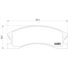 HELLA 355011541 Disc Brake Pad Set Disc Brake Pad Set