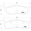 HELLA 355014971 Disc Brake Pad Set Disc Brake Pad Set