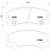 HELLA 355017131 Disc Brake Pad Set Disc Brake Pad Set
