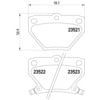 HELLA 355017221 Disc Brake Pad Set Disc Brake Pad Set