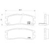 HELLA 355016591 Disc Brake Pad Set Disc Brake Pad Set