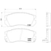 HELLA 355016881 Disc Brake Pad Set Brake Pad