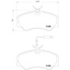HELLA 355017841 Disc Brake Pad Set Disc Brake Pad Set