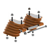 Stemco 13626 Suspension Hardware Kit Bolster Spring