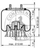 ContiTech AS9902 Suspension Spring Saddle CONTITECH AIR SPRING 64398/8426/90557138