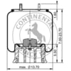 ContiTech AS9138 Suspension Air Spring Kit CONTITECH AIR SPRING 64392/8432