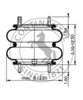 AS7423 by CONTITECH - AIR SPRING 64498/2B12-432/4368