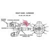 Meritor A403111L2300 Steering Knuckle KNUCKLE ASSY