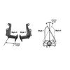 Meritor B153299P6256 Air Brake Chamber Bracket AY-BKT-CHMBR