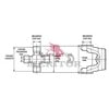 Meritor CP111X Drive Axle Shaft Universal Joint Repair Kit CNTR PARTS KIT