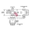 Meritor CP357X Drive Axle Shaft Universal Joint Repair Kit CNTR PARTS KIT