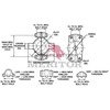 Meritor CP3121 Drive Axle Shaft Universal Joint Repair Kit CNTR PARTS KIT
