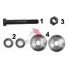 Meritor KIT11106 Suspension Control Arm Bolt Kit Suspension Control Arm Bolt Kit - Meritor Genuine - Pivot Bolt Kit