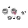 Meritor KIT11203 Air Spring Fastener Kit Air Spring Fastener Kit - Meritor Genuine - Kit-Air Spring