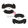 MD225 by MERITOR - Disc Brake Pad Set - 10-5/8 in. Backing Plate Length, 10-1/2 in. Lining Length