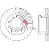 Meritor M44D76603 Disc Brake Rotor Disc Brake Rotor - 17.1 in. Outside Diameter, U-Shaped Rotor