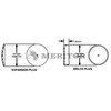 Meritor PLWE534 Drive Shaft Welch Plug WELCH PLUG