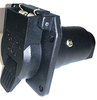 12-707E by POLLAK - RV Trailer Connector Socket - 7-Way, Heavy-Duty Nylon, 12-24VDC