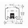 W013589375 by FIRESTONE - Air Spring - 22.00" Extended, 8.10" Compressed, 9.00" Wdith Top Plate, Reversible Sleeve