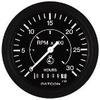 Datcon Instrument Co. 103678 Tachometer Gauge Tachometer with Hourmeter (86mm/3.375”)