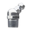 Alemite 1688-B Grease Fitting 1/8" PTF Steel Fitting, Zinc, 45 Degree Head Angle, With Ball Check