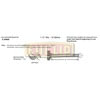 Euclid E-10864 Air Brake Camshaft Air Brake Camshaft - Coach & Transit Axle, 14.5 in. Brake Drum Diameter, Right Hand