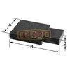 Euclid E2946 Suspension Hardware Kit Wrapper, 5-3/4 Round Axle, Rubber