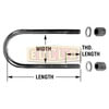 E-UB8165-18 by EUCLID - U-Bolt Assembly - Round Bend