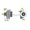 Bosch 0-124-625-001 New Alternator