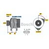Bosch 0-124-655-005 Alternator New Alternator