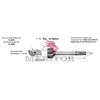 2210R6726 by MERITOR - CAMSHAFT/RH