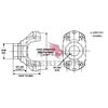 25WYS389A1 by MERITOR - END YOKE