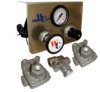 Watson & Chalin ack50 Lift Axle Control Panel Valves Lift Axle Control Panel Valves with Regulator, Gauge and Push Pull