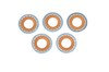 ACDelco 14090908 Engine Oil Drain Plug Gasket Engine Oil Drain Plug Gasket, Steel/Rubber, Zinc Ring, 0.449 in. Inside