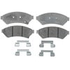 14D1075CH by ACDELCO - Ceramic Front Disc Brake Pad Set with Hardware