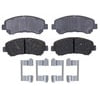 14D1338CH by ACDELCO - Ceramic Front Disc Brake Pad Set with Hardware