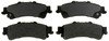 ACDelco 14D792M Semi-Metallic Rear Disc Brake Pad Set with Wear Sensor