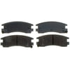 14D714CH by ACDELCO - Ceramic Rear Disc Brake Pad Set with Wear Sensor