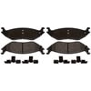 14D898M by ACDELCO - Semi-Metallic Rear Disc Brake Pad Set with Wear Sensor