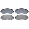 14D856M by ACDELCO - Semi-Metallic Front Disc Brake Pad Set with Wear Sensor