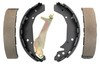 17800B by ACDELCO - Bonded Rear Drum Brake Shoe Set