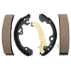 17747B by ACDELCO - Bonded Rear Drum Brake Shoe Set