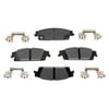 ACDelco 17D1707CH Disc Brake Pad Set Gold™ Disc Brake Pad - Rear, Ceramic