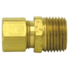 Tectran 88293 Compression Fitting Compression Fitting - Brass, 5/8 in. Tube, 1/2 in. Thread, Male Connector