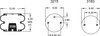 Firestone W013587400 Suspension Air Spring Kit Spring, Air-spring