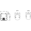 Firestone W013588039 Suspension Air Spring Kit Air Spring Triple Convoluted 354